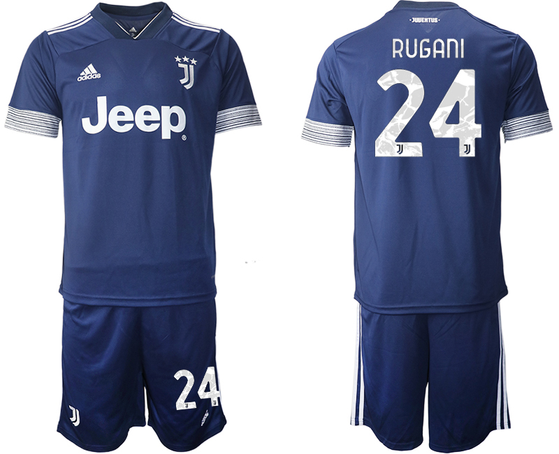 Men 2020-2021 club Juventus away #24 blue Soccer Jerseys->juventus jersey->Soccer Club Jersey